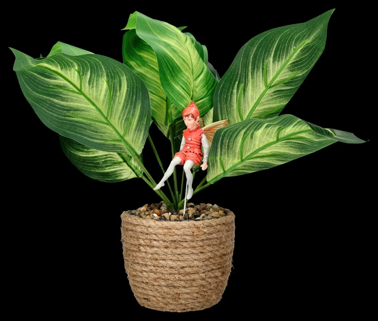 Elfen Figur Zum Stecken - Feen Junge 4 Elfen Figur Zum Stecken - Feen Junge – Bild 2