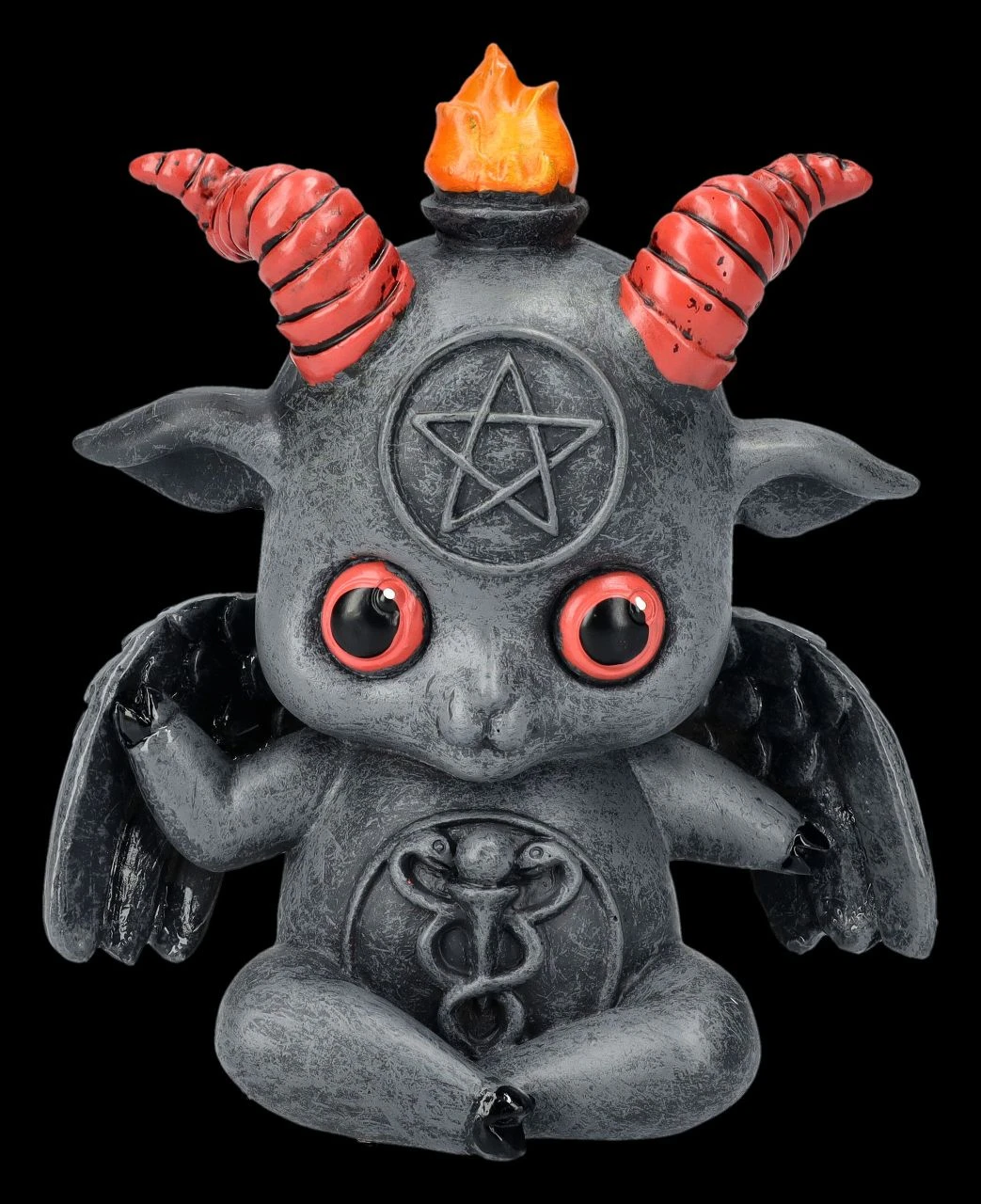 Baphomet Figur - Niedlicher Baphy Beim Meditieren 3 Baphomet Figur - Niedlicher Baphy Beim Meditieren