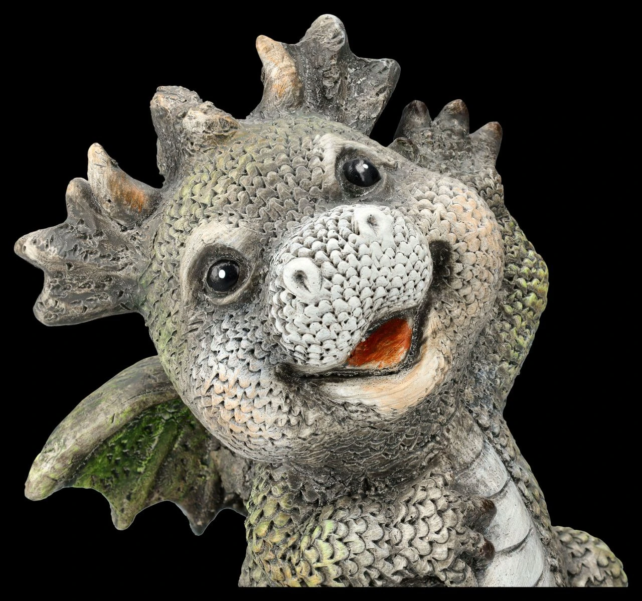 Gartenfigur - Lachender Drache 9 Gartenfigur - Lachender Drache – Bild 7