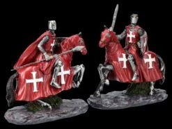 Ritter Figuren Set - Zwei Kreuzritter Auf Pferd Rot 11 Ritter Figuren Set - Zwei Kreuzritter Auf Pferd Rot -Figurenmodell Geschäft 2D FS26617 Ritter Figuren Set Zwei Kreuzritter mit Pferd rot 2 1280x1280