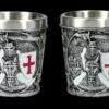 Schnapsbecher 6er Set - Kreuzritter Weiß -Figurenmodell Geschäft 2D FS26622 Schnapsbecher6er Set Kreuzritter weiss 1 1280x1280