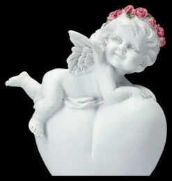 Engel Figur - Putte Mit Rosenkranz Auf Herz 15 Engel Figur - Putte Mit Rosenkranz Auf Herz -Figurenmodell Geschäft 2D FS26628 Engel Figur Putte mit Rosenkranz auf Herz 2 1280x1280