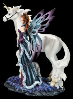 Elfenfigur - Maela Mit Einhorn Und Wolf -Figurenmodell Geschäft 2D FS26705 Elfenfigur Maela mit Einhorn und wolf 6 1280x1280
