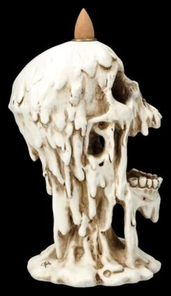 Rückfluss-Räucherhalter - Schmelzender Totenkopf -Figurenmodell Geschäft 2D FS26741 Ruckfluss Raucherhalter Schmelzender Totenkopf 4 1280x1280