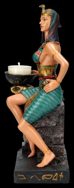 Teelichthalter - Ägyptische Priesterin Mit Kobra -Figurenmodell Geschäft 2D FS26745 Teelichhalter Agyptische Priesterin mit Kobra 2 1280x1280