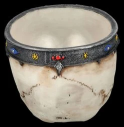 Totenkopf Schale Oder Blumentopf - Königlicher Schädel -Figurenmodell Geschäft 2D FS26770 Totenkopf Blumentopf Koniglicher Schadel 3 1280x1280