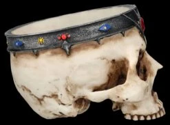 Totenkopf Schale Oder Blumentopf - Königlicher Schädel -Figurenmodell Geschäft 2D FS26770 Totenkopf Blumentopf Koniglicher Schadel 4 1280x1280