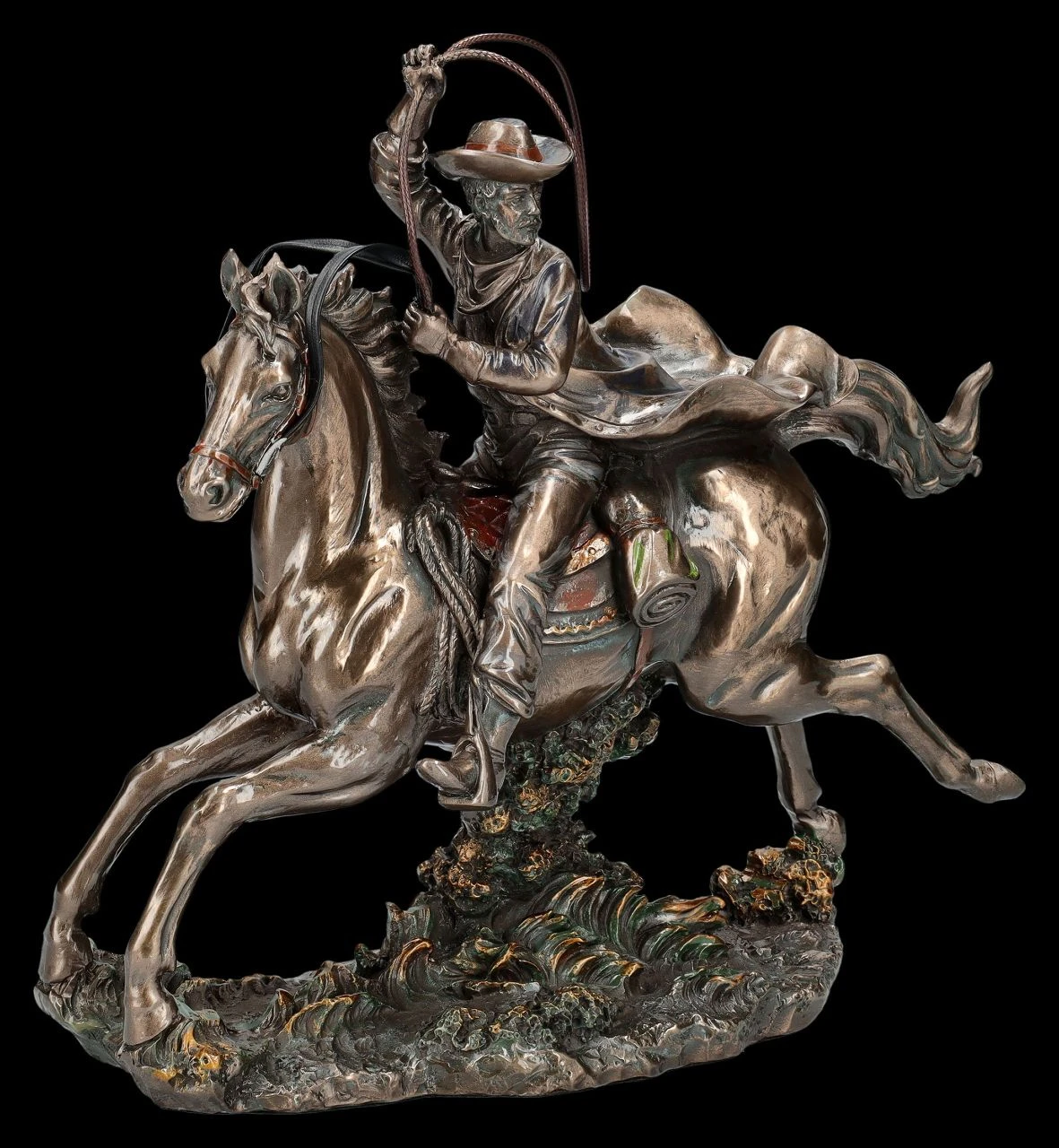 Cowboy Figur Reitend Mit Lasso 4 Cowboy Figur Reitend Mit Lasso – Bild 2