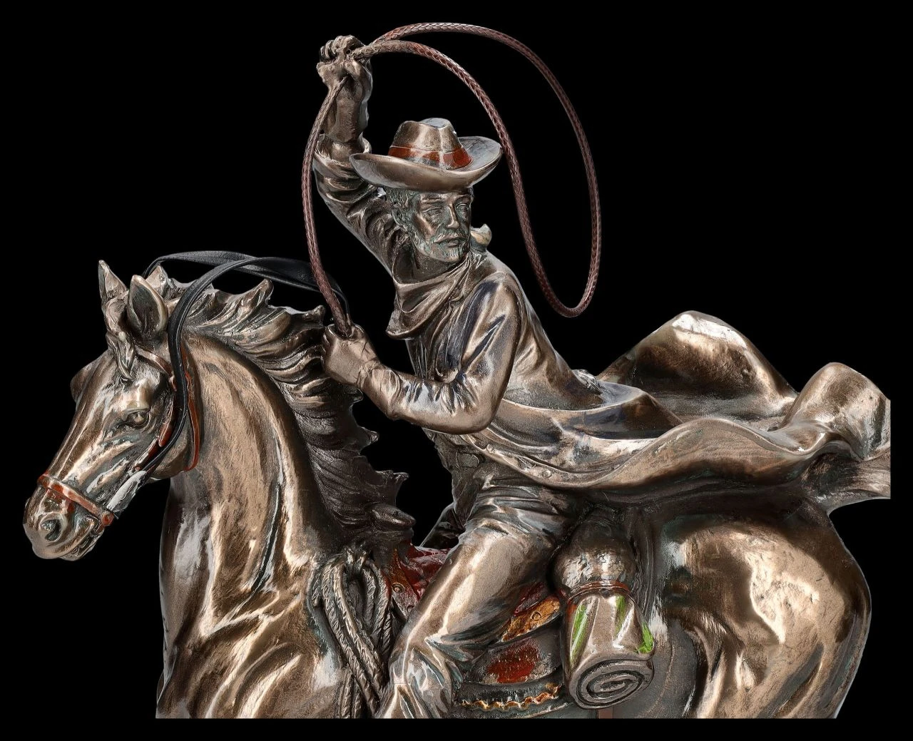 Cowboy Figur Reitend Mit Lasso 9 Cowboy Figur Reitend Mit Lasso – Bild 7