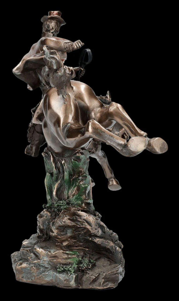 Cowboy Figur Auf Durchgehendem Pferd 7 Cowboy Figur Auf Durchgehendem Pferd – Bild 5