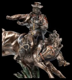 Cowboy Figur Auf Durchgehendem Pferd 16 Cowboy Figur Auf Durchgehendem Pferd -Figurenmodell Geschäft 2D FS26776 Cowoy Figur auf Pferd geht durch 8 1280x1280