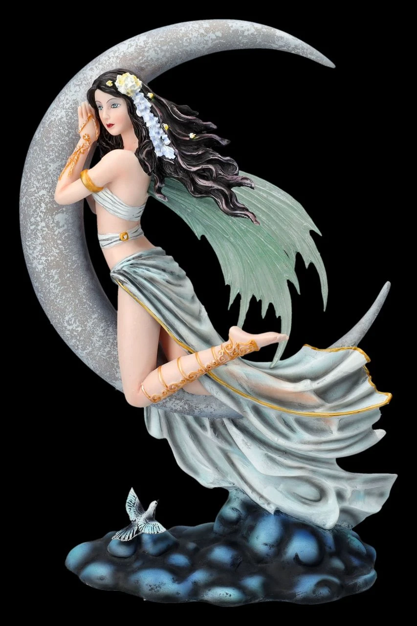 Elfen Figur Mit Mond - Moon Lullaby By Nene Thomas 3 Elfen Figur Mit Mond - Moon Lullaby By Nene Thomas