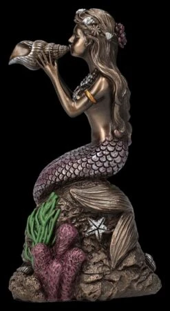 Meerjungfrauen Figur Mit Muschel Trompete 12 Meerjungfrauen Figur Mit Muschel Trompete -Figurenmodell Geschäft 2D FS26796 Meerjungfrau Figur mit Muschel Trompete 2 1280x1280