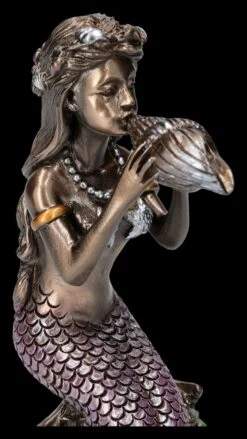 Meerjungfrauen Figur Mit Muschel Trompete 15 Meerjungfrauen Figur Mit Muschel Trompete -Figurenmodell Geschäft 2D FS26796 Meerjungfrau Figur mit Muschel Trompete 7 1280x1280