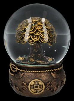 Schneekugel Feng Shui - Geldbaum -Figurenmodell Geschäft 2D FS26798 Schneekugel FEng Shui Geldbaum 2 1280x1280