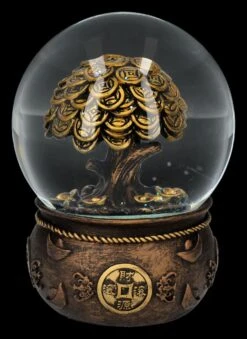 Schneekugel Feng Shui - Geldbaum -Figurenmodell Geschäft 2D FS26798 Schneekugel FEng Shui Geldbaum 3 1280x1280