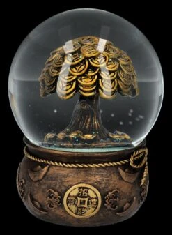 Schneekugel Feng Shui - Geldbaum -Figurenmodell Geschäft 2D FS26798 Schneekugel FEng Shui Geldbaum 4 1280x1280