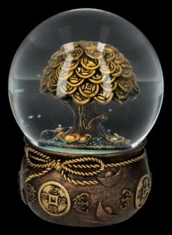 Schneekugel Feng Shui - Geldbaum -Figurenmodell Geschäft 2D FS26798 Schneekugel FEng Shui Geldbaum 6 1280x1280