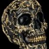 NEMESIS NOW Totenkopf Figur Schwarz-gold - Renaissance -Figurenmodell Geschäft 2D FS26803 Totenkopf Figur schwarz gold Renaissance 5 1280x1280