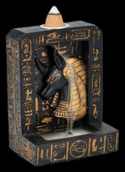 Rückfluss-Räucherhalter - Anubis Hieroglyphen -Figurenmodell Geschäft 2D FS26823 Ruckfluss Raucherhalter Anubis Hieroglyphen 11 1280x1280