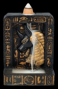 Rückfluss-Räucherhalter - Anubis Hieroglyphen -Figurenmodell Geschäft 2D FS26823 Ruckfluss Raucherhalter Anubis Hieroglyphen 13 1280x1280
