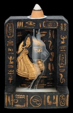 Rückfluss-Räucherhalter - Bastet Hieroglyphen -Figurenmodell Geschäft 2D FS26824 RuckflussRaucherhalter Bastet Hieroglyphen 11 1280x1280