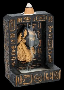 Rückfluss-Räucherhalter - Bastet Hieroglyphen -Figurenmodell Geschäft 2D FS26824 RuckflussRaucherhalter Bastet Hieroglyphen 9 1280x1280