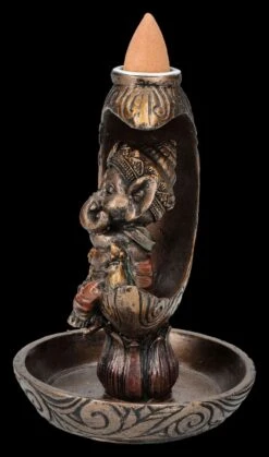 Rückfluss-Räucherhalter - Ganesha Mond -Figurenmodell Geschäft 2D FS26827 Ruckfluss Raucherhalter Ganesha Mond 7 1280x1280