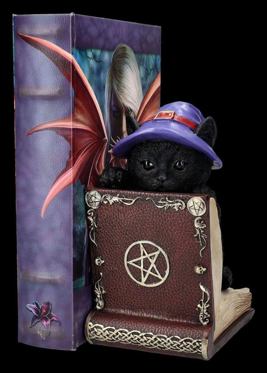 Buchstütze - Katzenfigur Peek-a-Boo 4 Buchstütze - Katzenfigur Peek-a-Boo – Bild 2