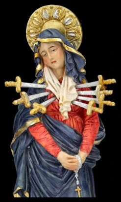 Heiligenfigur - Sieben Schmerzen Madonna -Figurenmodell Geschäft 2D FS26859 Heiligenfigur Sieben Schmerzen Madonna 7 1280x1280