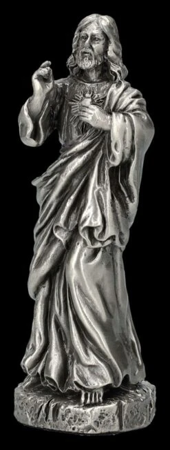 Heiligenfigur Zinn - Gesegnetes Herz Jesu -Figurenmodell Geschäft 2D FS26864 Heiligenfigur zinn GEsegnetes Herz Jesu 7 1280x1280
