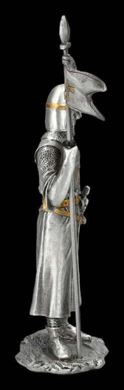 Zinnritter Figur - Kreuzritter Mit Fahne -Figurenmodell Geschäft 2D FS26889 Zinnritter Figur Kreuzritter mit Fahne 5 1280x1280