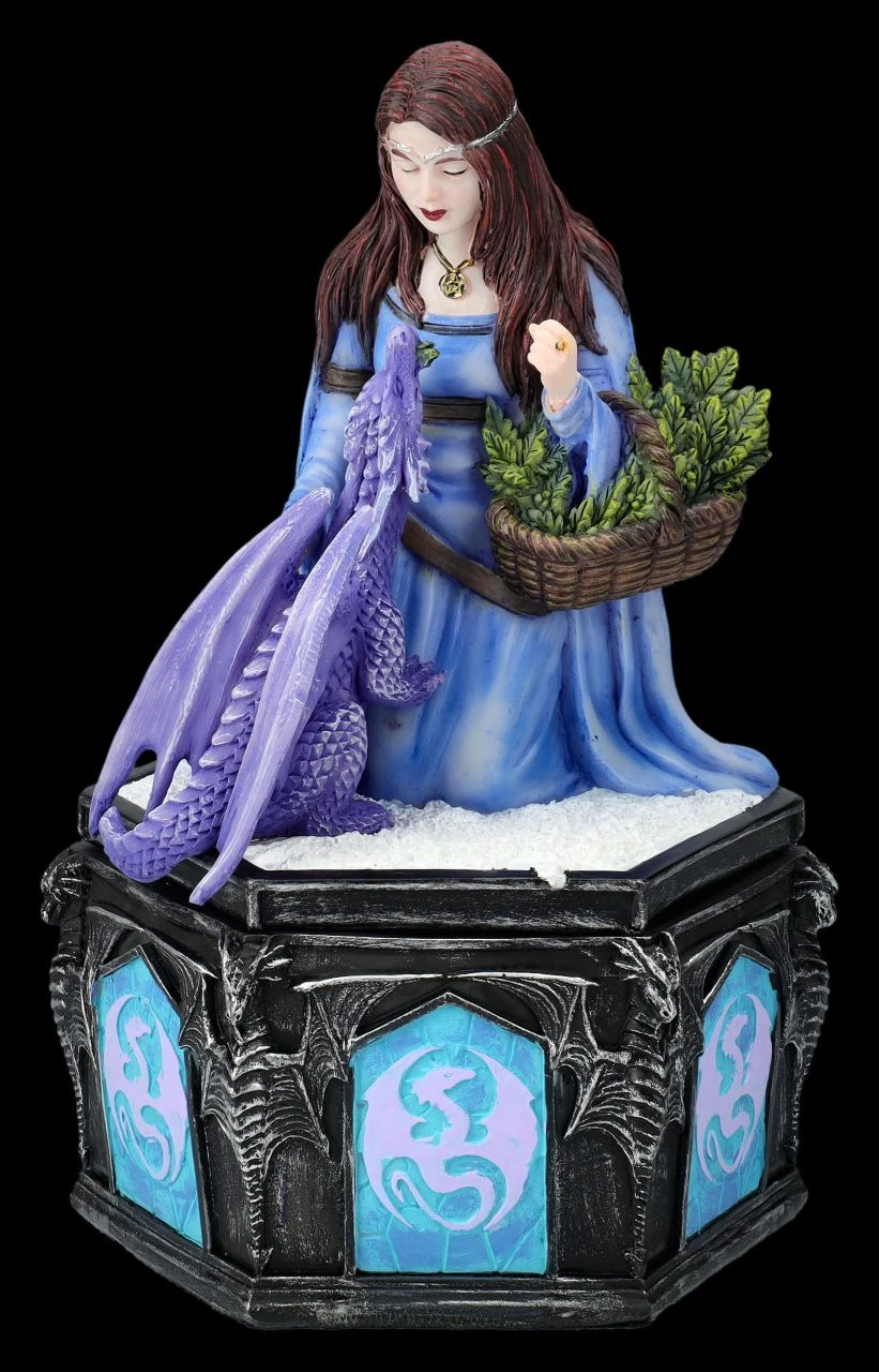 Schatulle Anne Stokes - Dragon Friendship Winter 3 Schatulle Anne Stokes - Dragon Friendship Winter