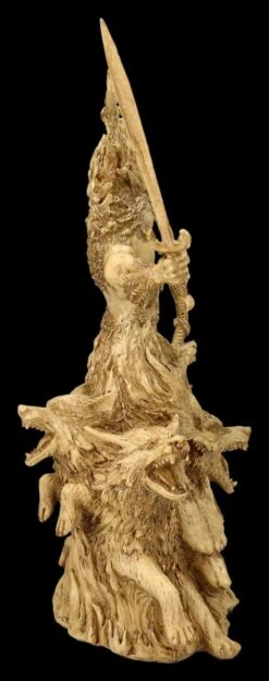 Cernunnos Figur Beige - Keltischer Gott Mit Wölfen -Figurenmodell Geschäft 2D FS26918 Cernunnos Figur beige Keltischer Gott mit Wolfwn 4 1280x1280