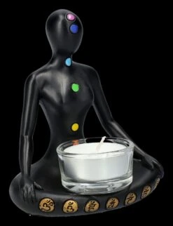 Teelichthalter - Chakra Yoga -Figurenmodell Geschäft 2D FS26922 Teelichthalter Chakra Yoga 5 1280x1280