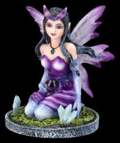 Elfen Figur Klein Lila - Kristana Mit Kristallen -Figurenmodell Geschäft 2D FS26952 Elfen Figur klein lila Kristana mit Kristallen 6 1280x1280