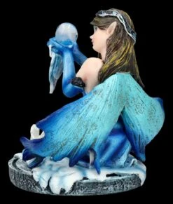 Elfen Figur Klein Blau - Winara Winter Fee -Figurenmodell Geschäft 2D FS26955 Elfen Figur klein blau Winara Winter Fee 2 1280x1280