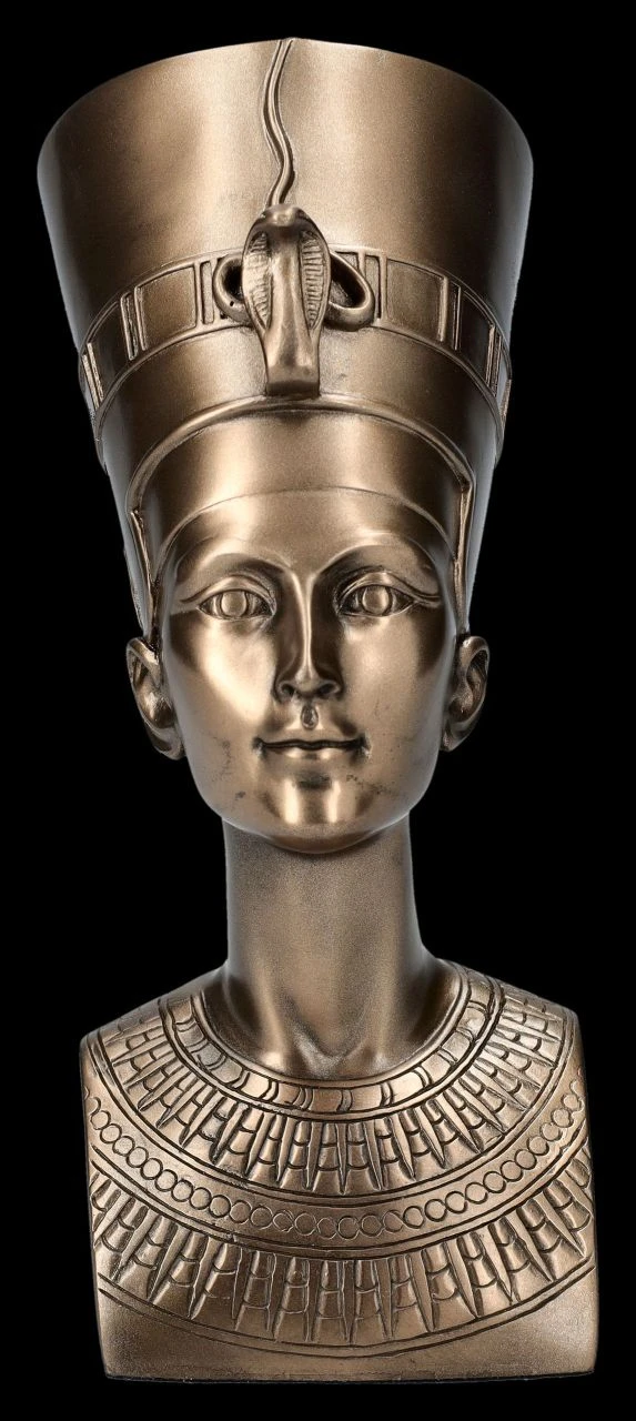 Nofretete Büste - Bronziert 4 Nofretete Büste - Bronziert – Bild 2
