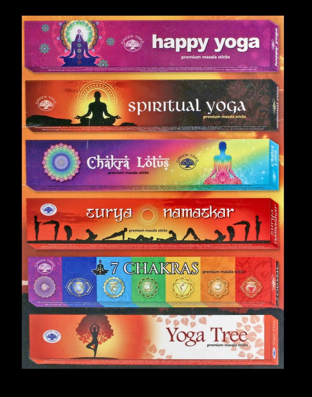 Räucherstäbchen Geschenk Set - Yoga 4 Räucherstäbchen Geschenk Set - Yoga – Bild 2