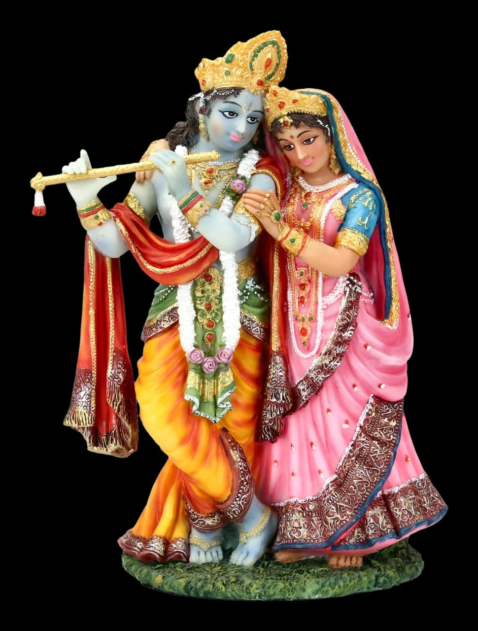 Hindu Götter Figuren - Krishna Und Radha 4 Hindu Götter Figuren - Krishna Und Radha – Bild 2