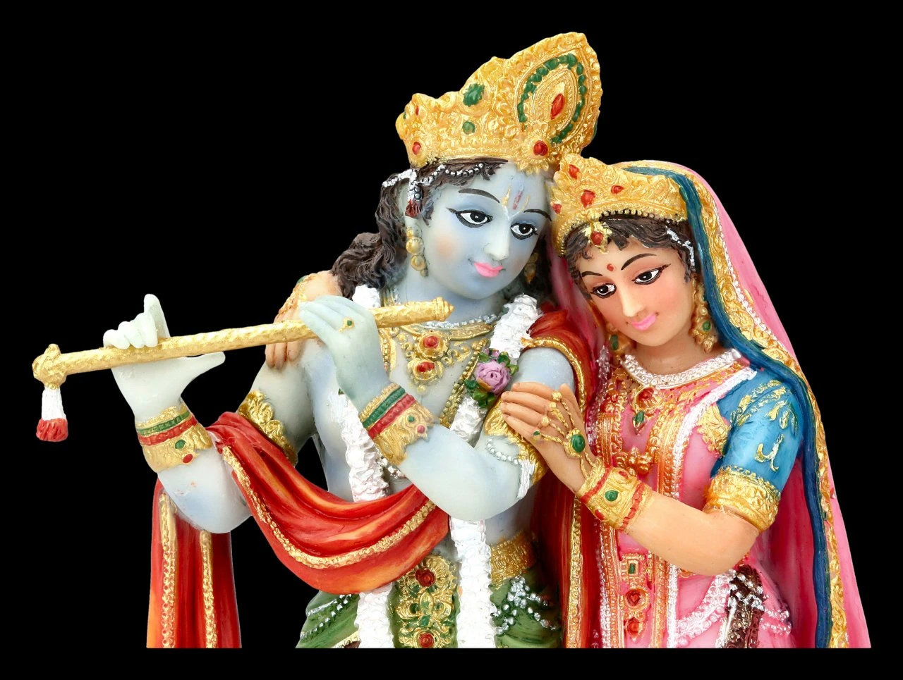 Hindu Götter Figuren - Krishna Und Radha 8 Hindu Götter Figuren - Krishna Und Radha – Bild 6
