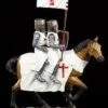 Tempelritter Figur - Zwei Templer Reitend -Figurenmodell Geschäft 4402 0 knight templar 1280x1280