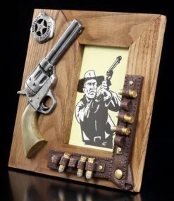 Western Holz Bilderrahmen - Colt -Figurenmodell Geschäft 4763 2 wild west 2 1280x1280