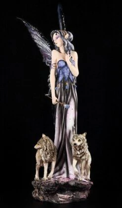 Große Elfen Figur Mit Wölfen - Mystique -Figurenmodell Geschäft 5190 4 fairy figure 4 1280x1280