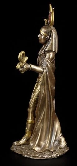 Hathor Figur - Ägyptische Göttin - Bronziert -Figurenmodell Geschäft 5745 3 figur hathor 3 1280x1280