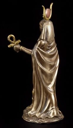 Hathor Figur - Ägyptische Göttin - Bronziert -Figurenmodell Geschäft 5745 4 figur hathor 4 1280x1280