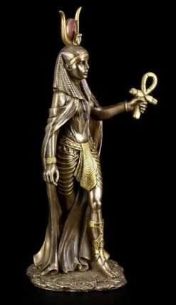 Hathor Figur - Ägyptische Göttin - Bronziert -Figurenmodell Geschäft 5745 8 figur hathor 8 1280x1280