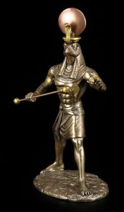 Ra Figur - Ägyptischer Sonnengott - Bronziert -Figurenmodell Geschäft 5749 2 ra figur 2 1280x1280