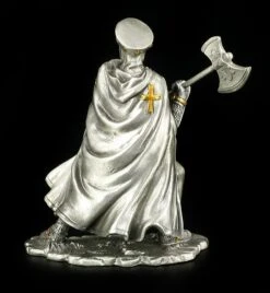 Zinn Ritter Figur Mit Umhang Und Axt -Figurenmodell Geschäft 5887 4 pewter knight 4 1280x1280