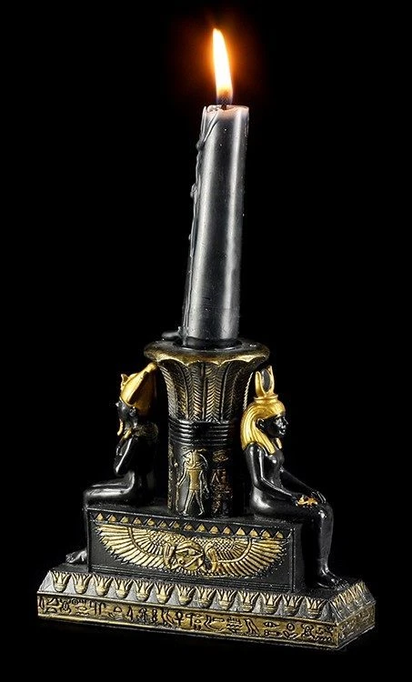 Kerzenhalter - Isis Und Osiris 4 Kerzenhalter - Isis Und Osiris – Bild 2